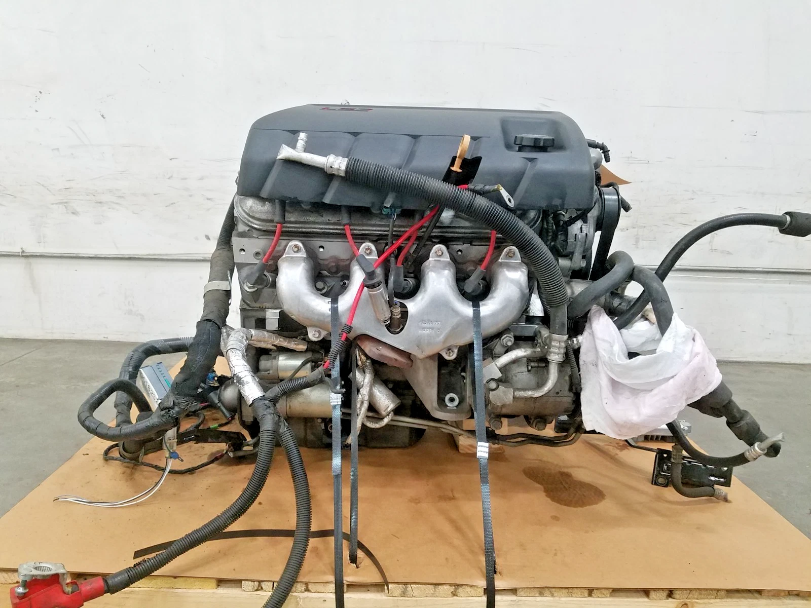 LS3 6.2L 430hp Wet Sump Engine 48k Miles 2008 Corvette C6 Vert #7050 N3 - Image 2